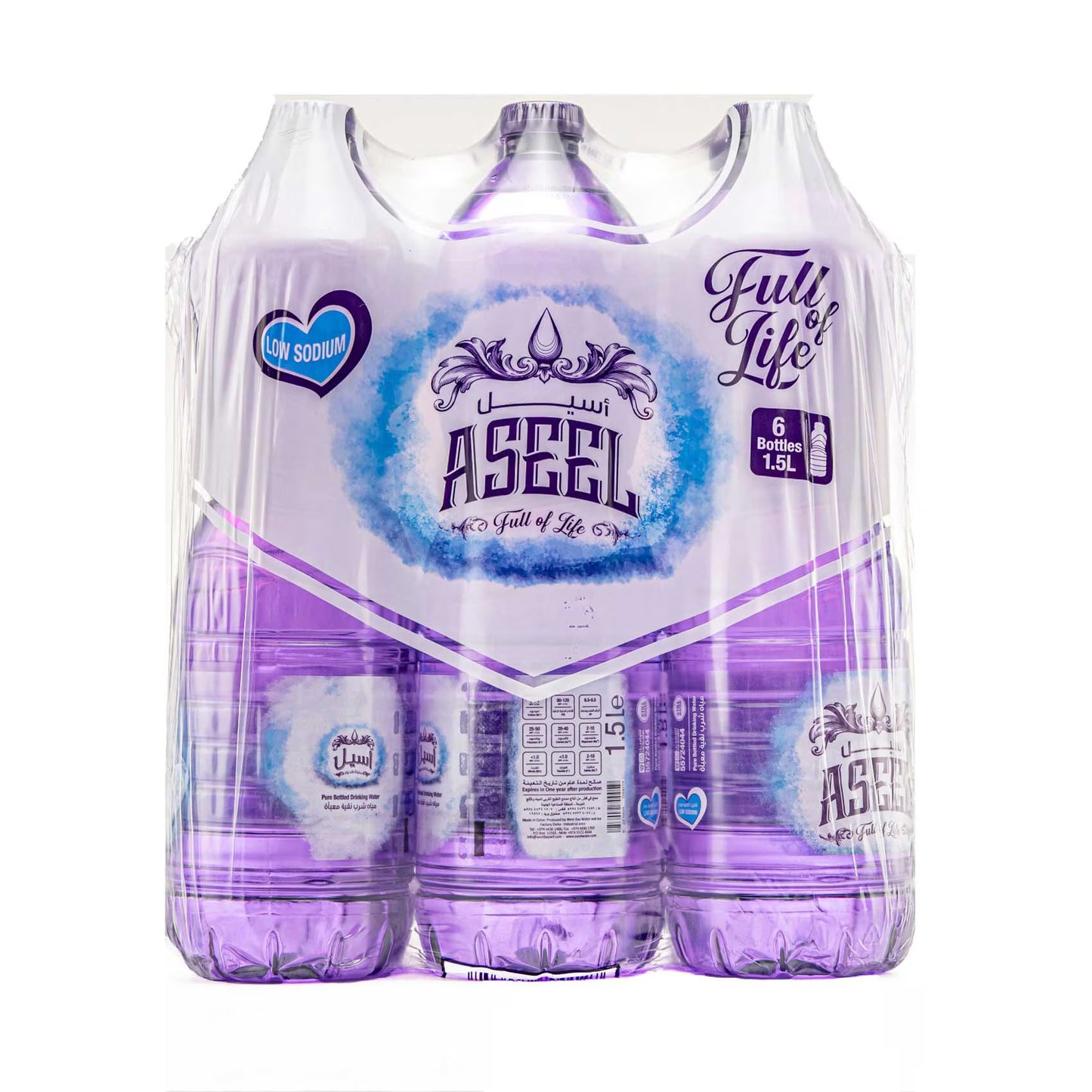 Aseel Drinking Water 6 x 1.5 Litres
