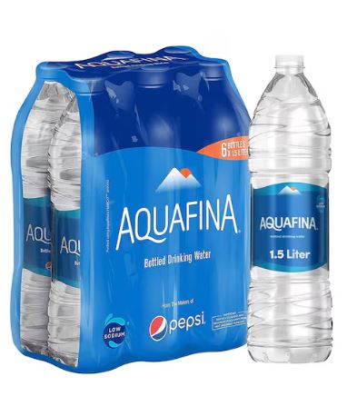زجاجة مياه أكوافينا للشرب سعة 1.5 لتر