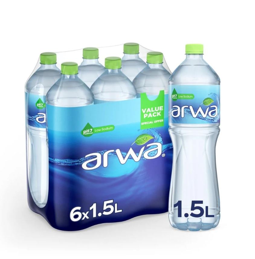 Arwa Drinking Water 6 x 1.5L